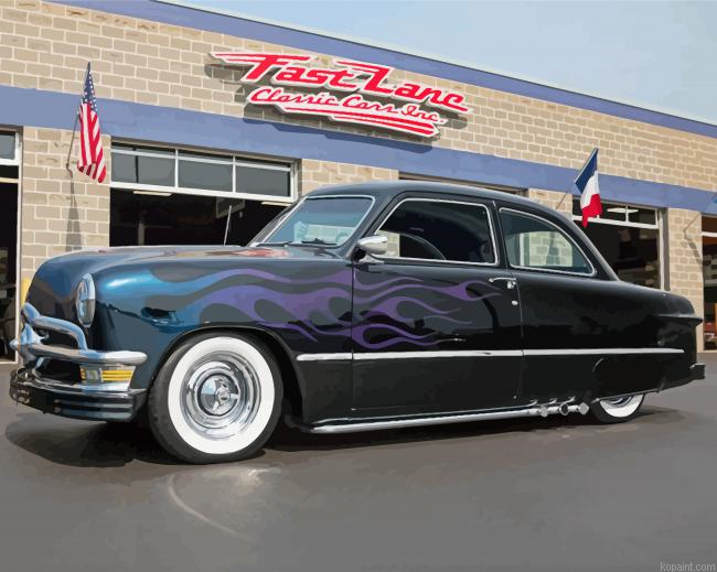 1949 Ford Black Car Painting By Numberss.png