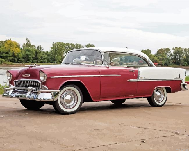 1955 Chevrolet Bel Air Painting By Numberss.png
