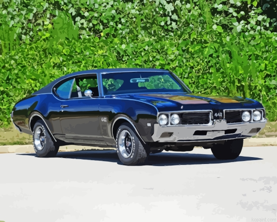1969 Oldsmobile Cutlass Car Painting By Numberss.png