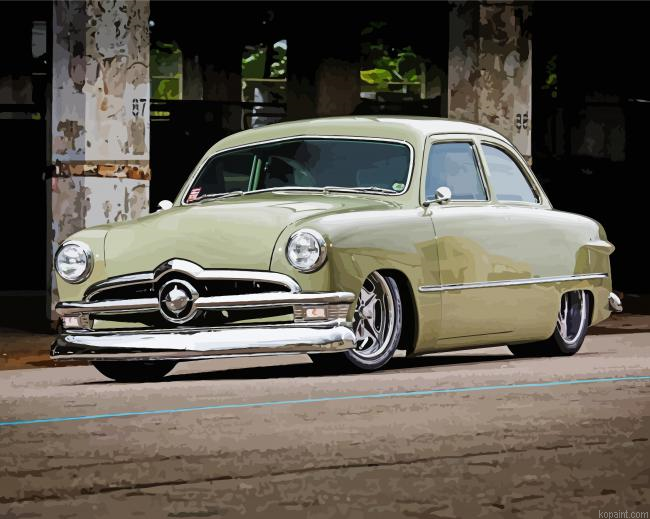 49 Ford Coupe Paint By Numbers