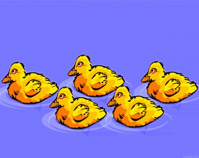 5 Little Ducklings Painting By Numberss.png