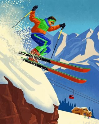 80s Skier Painting By Numberss.png