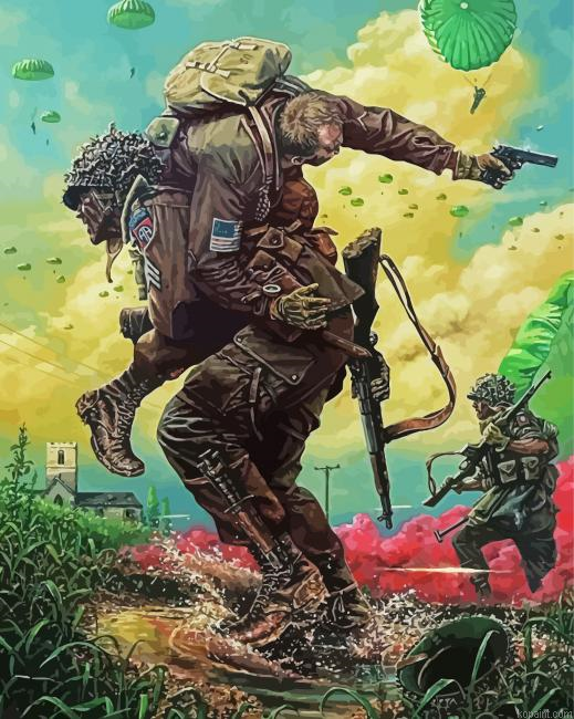82nd Army Art Painting By Numberss.png