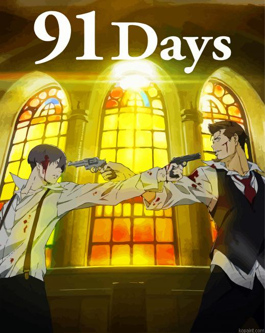 91 Days Poster Painting By Numberss.png