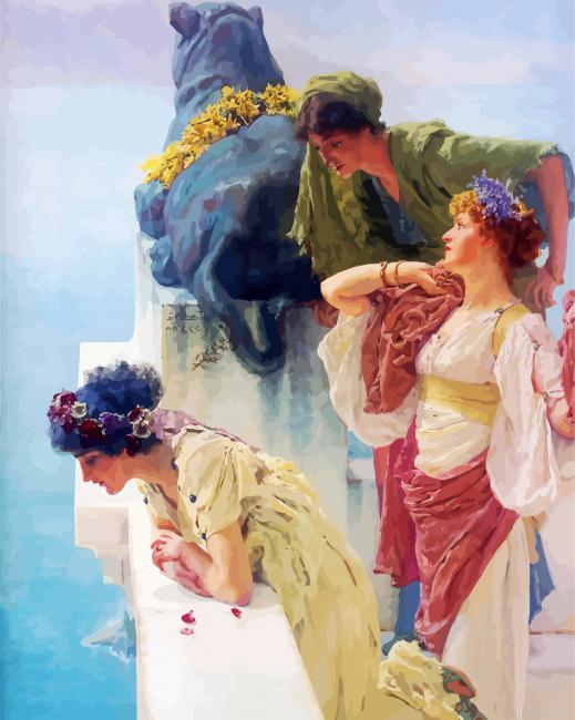A Coign Of Vantage By Alma Tadema Painting By Numberss.png