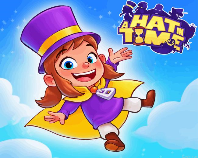 A Hat In Time Character Poster Painting By Numberss.png