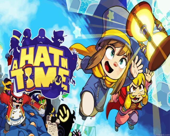 A Hat In Time Poster Painting By Numberss.png