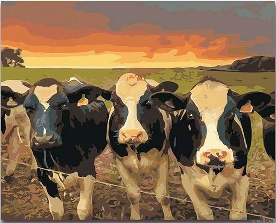 A Herd Of Cows Painting By Numberss.png