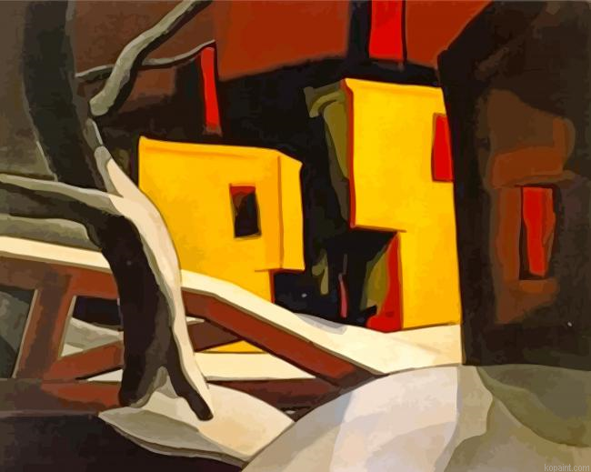 A Light Yellow By Oscar Florianus Bluemner Painting By Numberss.png