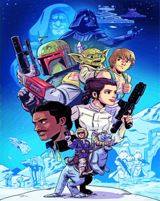 A New Hope Star Wars Animation Painting By Numberss.png