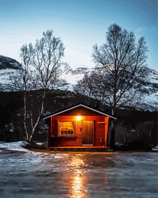 A Norwegian Cabin Painting By Numberss.png