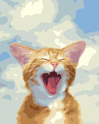 A Screaming Cat Painting By Numberss.png