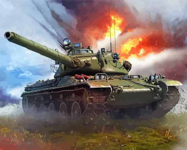 Amx 30 Tank War Painting By Numberss.png