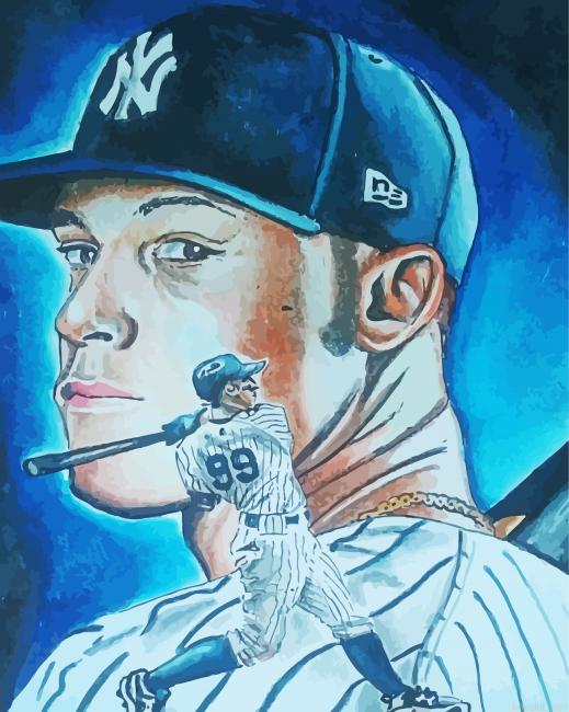 Aaron Judge Baseball Player Art Painting By Numberss.png