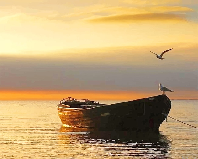 Abandoned Boat New Painting By Numberss.png