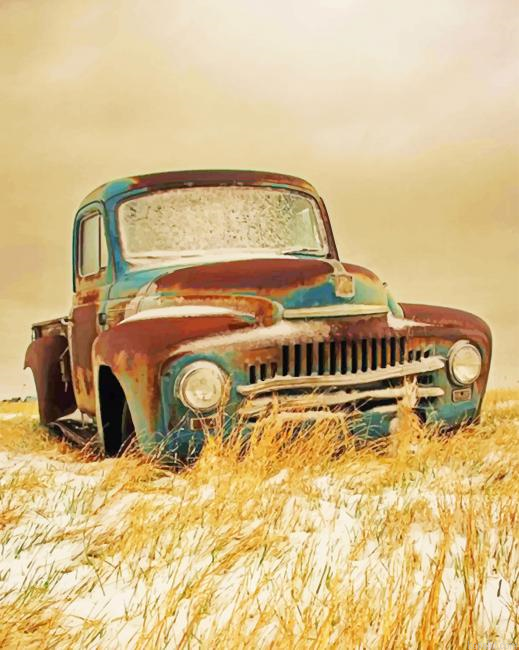Abandoned Corvette New Painting By Numberss.png