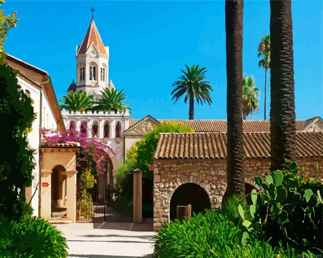 Abbaye De Lerins Cannes Painting By Numberss.png