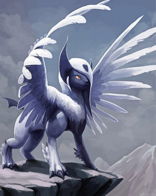 Absol Pokemon Painting By Numberss.png