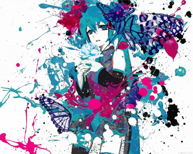 Abstract Anime Painting By Numberss.png