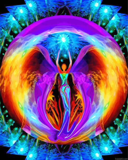 Abstract Chakra Art Painting By Numberss.png