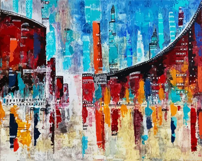 Abstract City Painting By Numberss.png