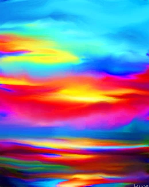 Abstract Colors Colorful Painting By Numberss.png