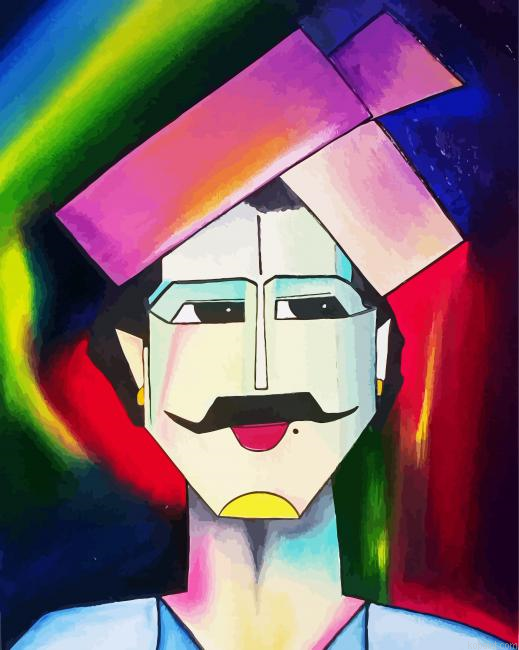 Abstract Farmer Painting By Numberss.png