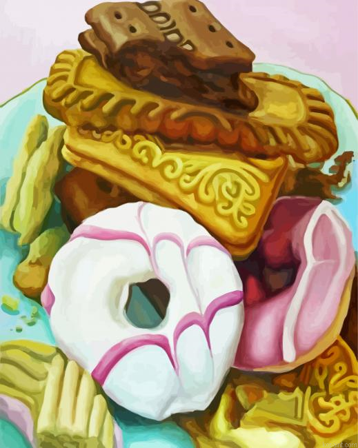 Abstract Food Painting By Numberss.png