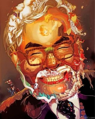 Abstract Hayao Miyazaka Painting By Numberss.png