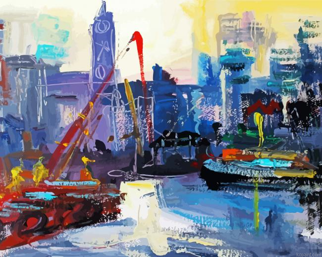Abstract London Art Painting By Numberss.png
