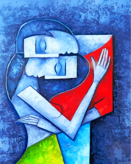 Abstract Lovers Painting By Numberss.png