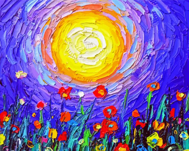 Abstract Moon Painting By Numberss.png