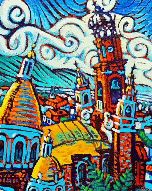 Abstract Puerto Vallarta Painting By Numberss.png