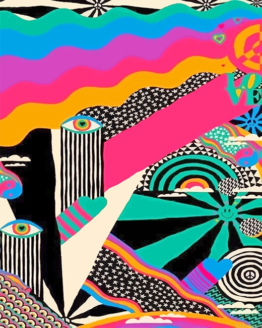 Abstract Weird Eyes New Painting By Numberss.png