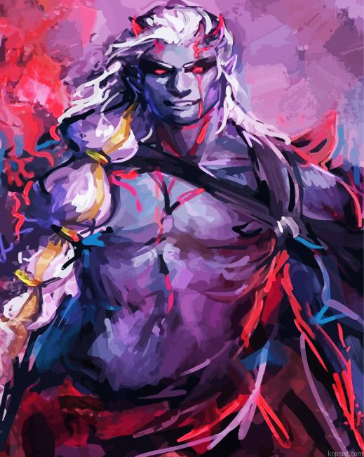 Abstract Zeus Painting By Numberss.png