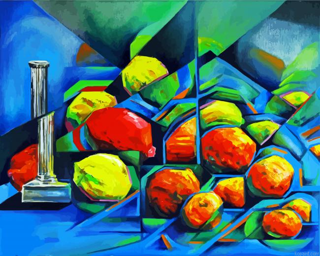 Abstract Fruits Painting By Numberss.png