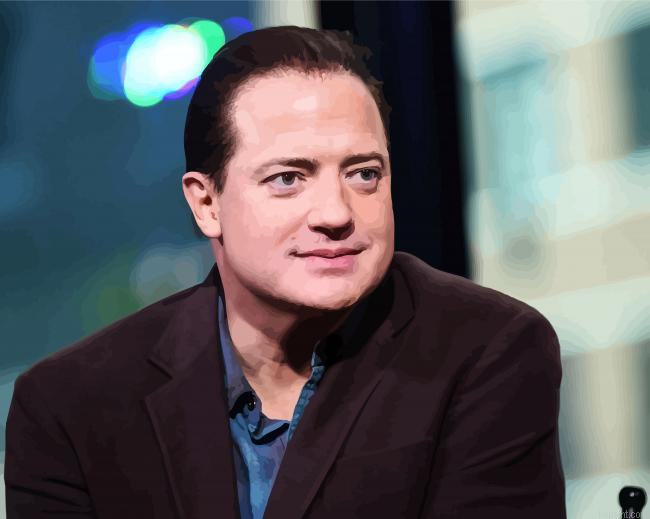 Actor Brendan Fraser Celebrity Painting By Numberss.png