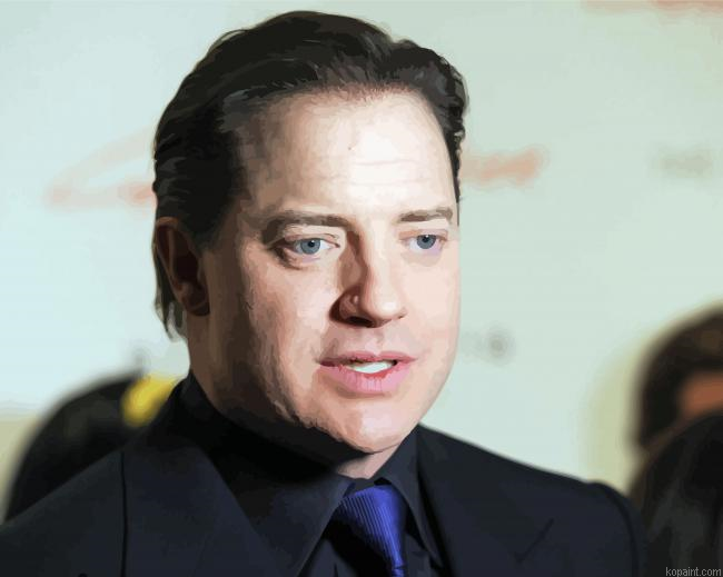 Actor Brendan Fraser Painting By Numberss.png