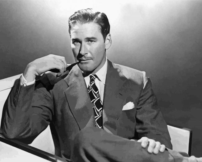 Actor Errol Flynn Painting By Numberss.png