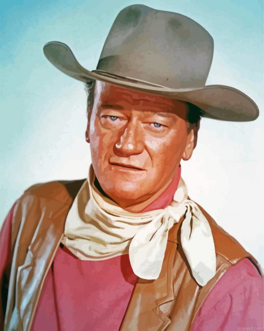 Actor John Wayne Painting By Numberss.png