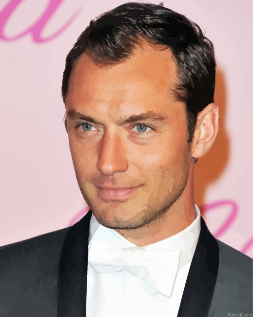Actor Jude Law Painting By Numberss.png