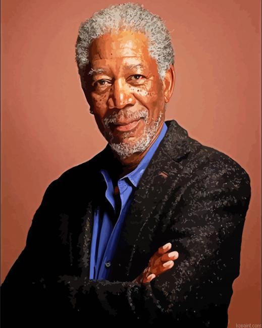 Actor Morgan Freeman Painting By Numberss.png