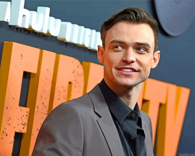 Actor Thomas Doherty Painting By Numberss.png