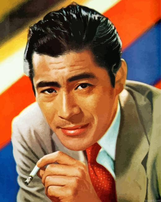 Actor Toshiro Mifune Painting By Numberss.png