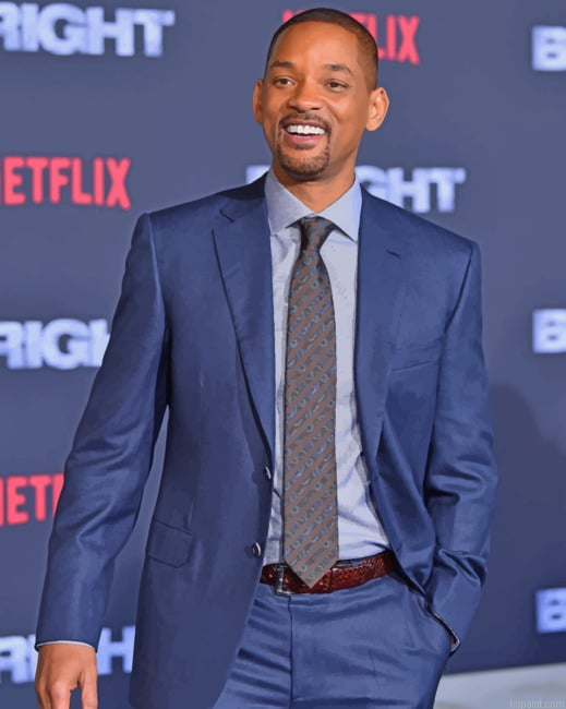 Actor Will Smith Painting By Numberss.png
