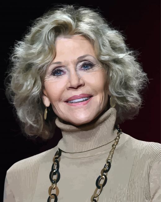 Actress Jane Fonda Painting By Numberss.png