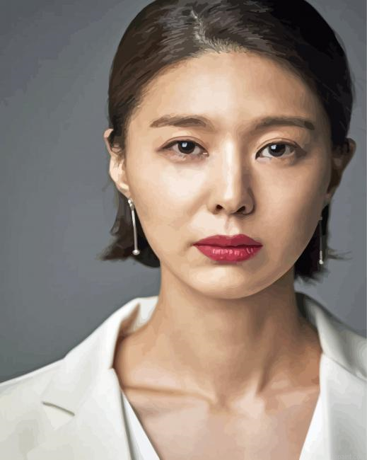 Actress Park Min Jung Painting By Numberss.png