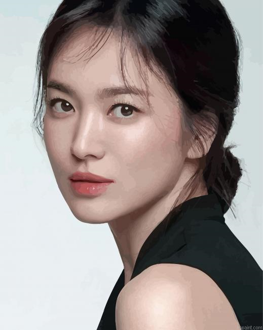 Actress Song Hye Kyo Painting By Numberss.png