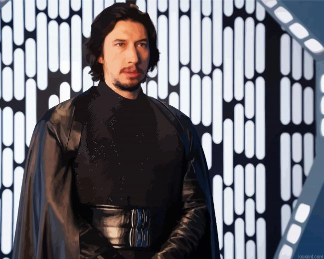 Adam Driver Kylo Painting By Numberss.png