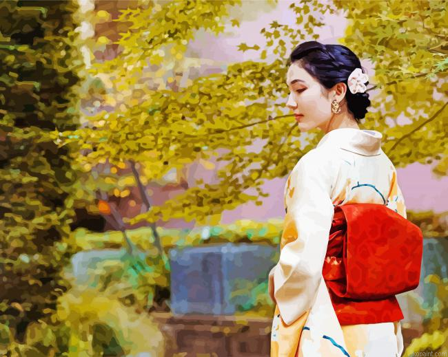 Adorable Japanese Lady Painting By Numberss.png